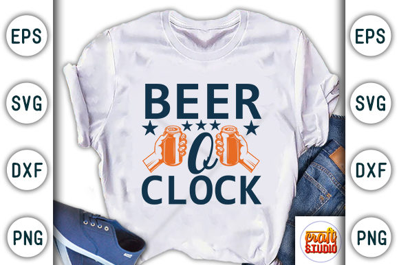 Beer O Clock: A Designer’s Take on Stitching Humor
