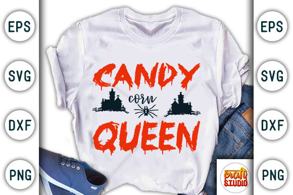 Candy Corn Queen: A Designer’s Take on Halloween Embroidery