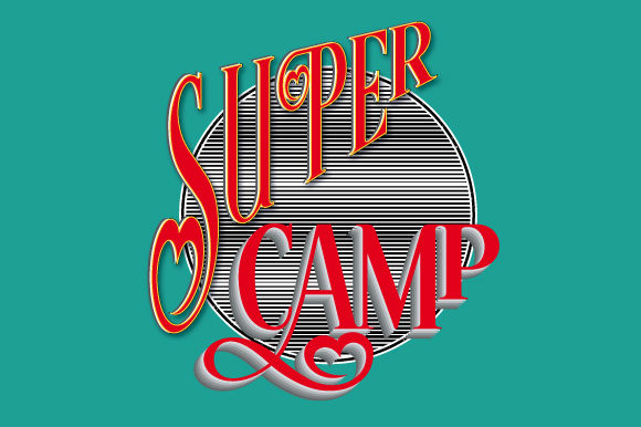 Review: Super Camp Quote Vector Design for Embroidery
