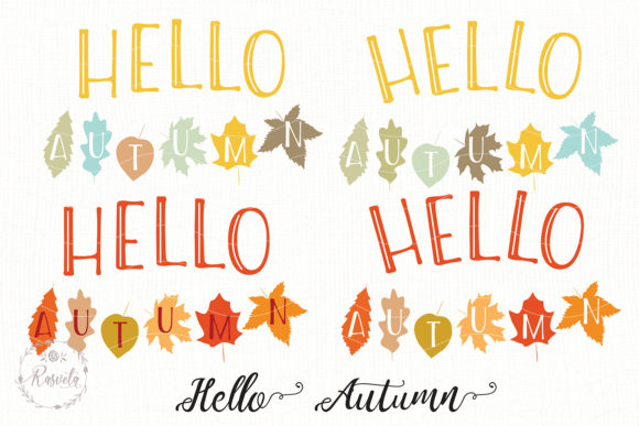 Reviewing Autumn Quote Hello Autumn for Real Stitch-Outs
