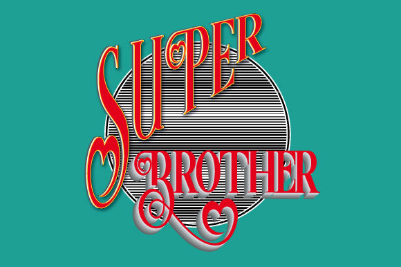Reviewing Super Brother Quote Vector Illustration