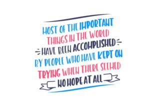 Reviewing the Keep Trying Quote Design