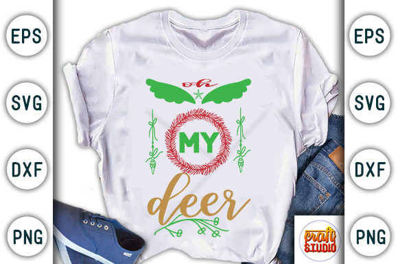 Reviewing the Oh My Deer Christmas Quote Design