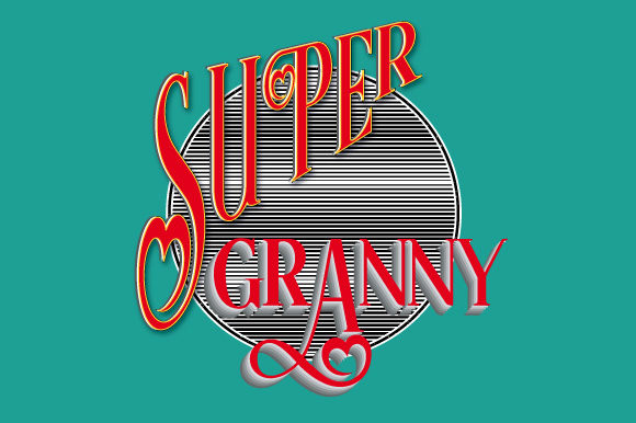 Super Granny Vector Quote Illustration Review